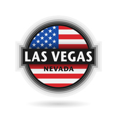 Emblem or label with name of Las Vegas, Nevada