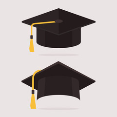 Graduation cap vector set © Vikivector