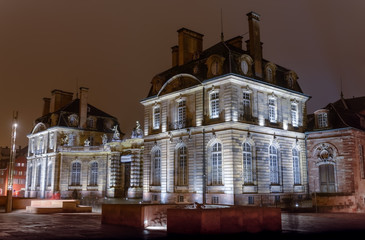 City Illuminated old building