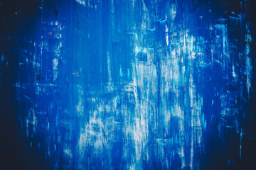 Obraz premium Scratched blue metallic texture