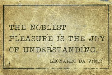 noblest pleasure DaVinci