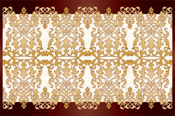 Antique Ottoman borders and frames series fifty five