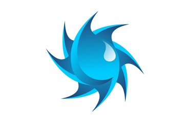 star water circle logo