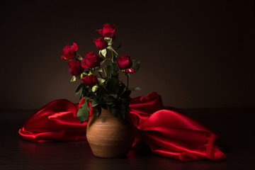 Fresh red rose