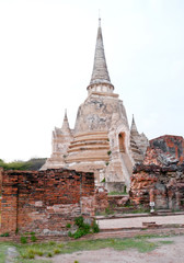 Fototapeta premium Wat Prasisanpeth temple thailand.