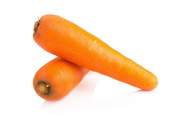 Carrot isolated on white