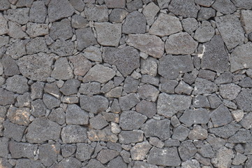 Typische Steinmauer auf Lanzarote