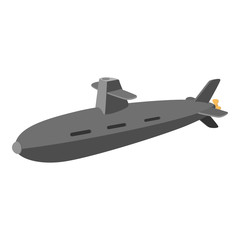 Submarine cartoon icon