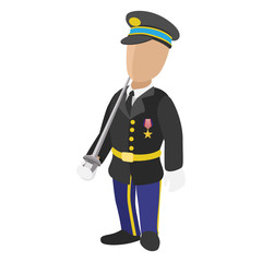 Soldier cartoon icon
