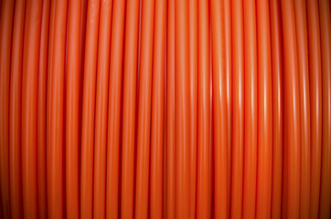 orange fiber cables