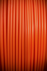 orange fiber cables