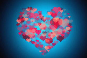 Herzen zum Valentinstag