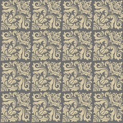 Damask Seamless Vector Pattern