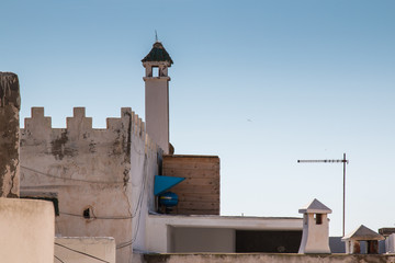 Fototapeta na wymiar Roofs of Essaouira, Morocco