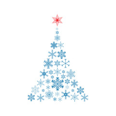 Christmas tree illustration - 99191944
