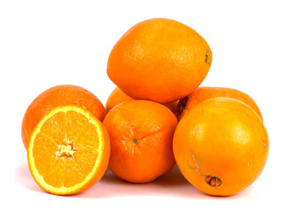 fresh yellow oranges!