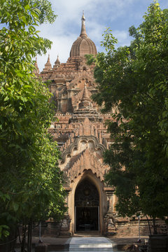 Templo en Bagan, Birmania