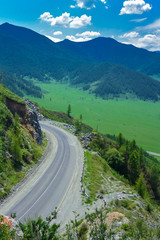 Горный перевал на Алтае, Чуйский тракт