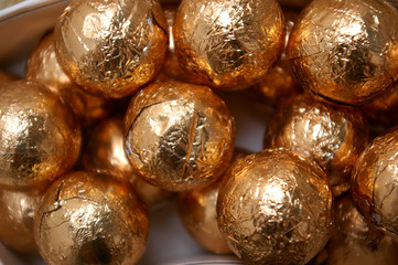 Gold ball texture