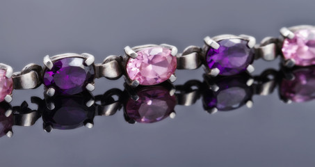 Unusual beautiful silver chain