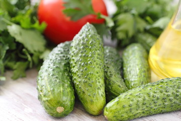 Ingredients for salad