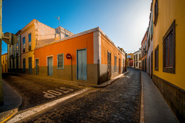 Street view in Santa Maria de Guia town