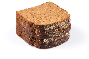 sliced of rye bread