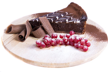 Chocolate tart cake