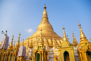 Shwedagon Paya pagoda Myanmer