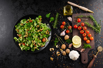 Lamb's lettuce salad