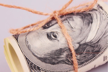 close up of dollar bill