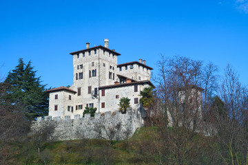 Medieval Cassacco's castle in Friuli, Italy
