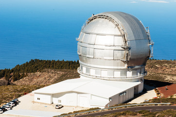 Grantecan telescope in La Palma