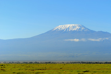 Snow on top of Mount Kilimanjaro