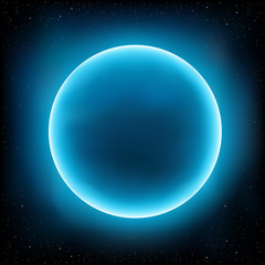 Obraz premium blue planet space