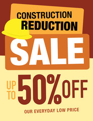 Construction sale