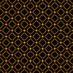 Lights abstract shape on dark background