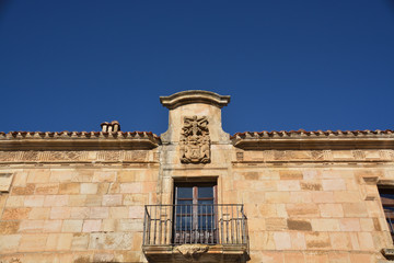 Obraz premium escudo heráldico de piedra