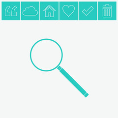 Search vector icon.