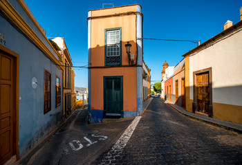 Street view in Santa Maria de Guia town