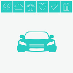 Car icon vector illustration.