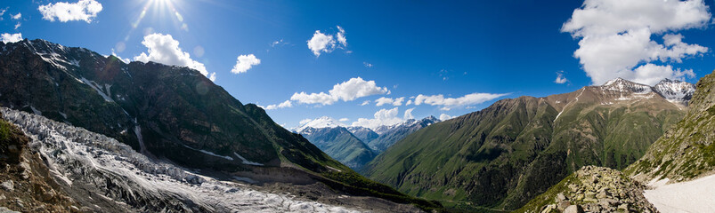 Panorama mountain gorge