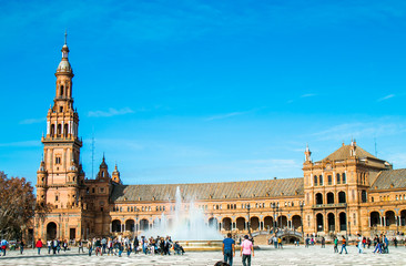Plaza de Espa&ntilde;a de Sevilla