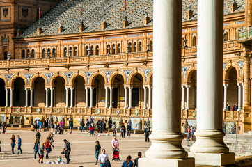 Obraz premium Plaza de España de Sevilla