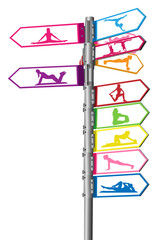 Fitness signpost