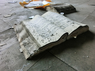 Old moldy book