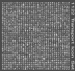 Transport icon set 