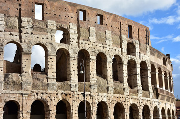 Rome Coliseum southern facade