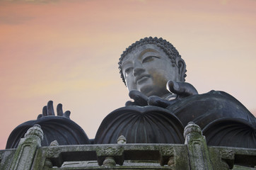 Big Buddha at Ngong Ping Lantau Island