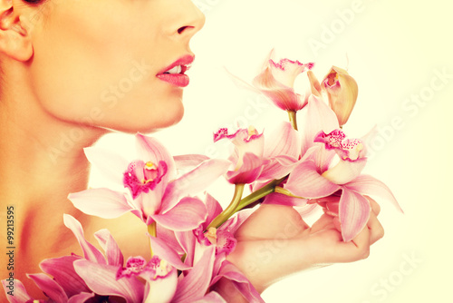 Woman With Flower Layout 74